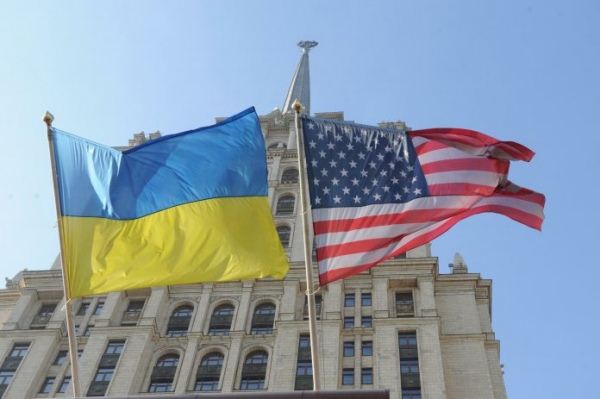 2 флага украина и сша