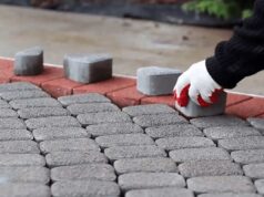 Этапы укладки тротуарной плитки